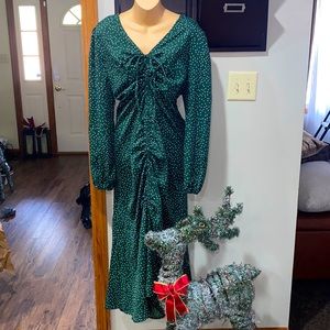 Green Polka Dot Dress